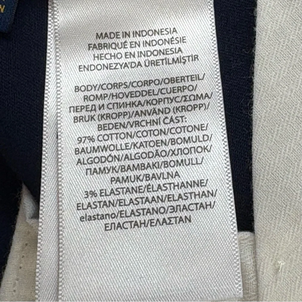 Polo by Ralph Lauren Navy Blue White Logo Men's Shorts EUC - Picture 7 of 9